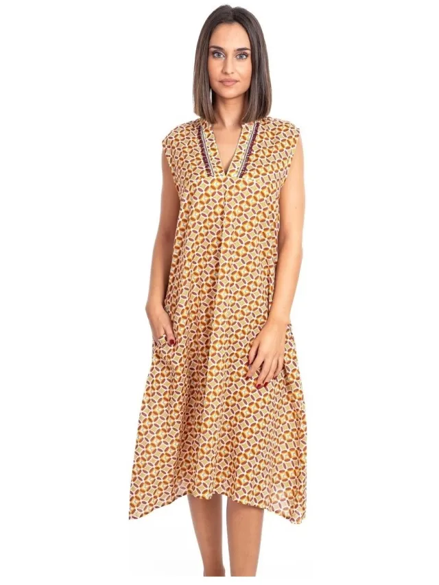 Isla Bonita By Sigris Jurk Isla Bonita By Sigris Jurk Goud