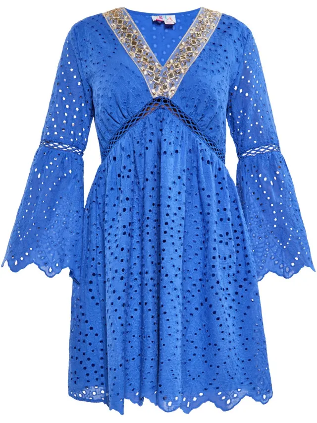 IZIA Jurk KONING BLAUW