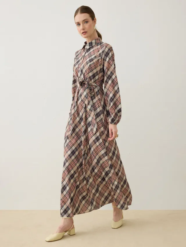 Refka Modest Dress Refka Paars