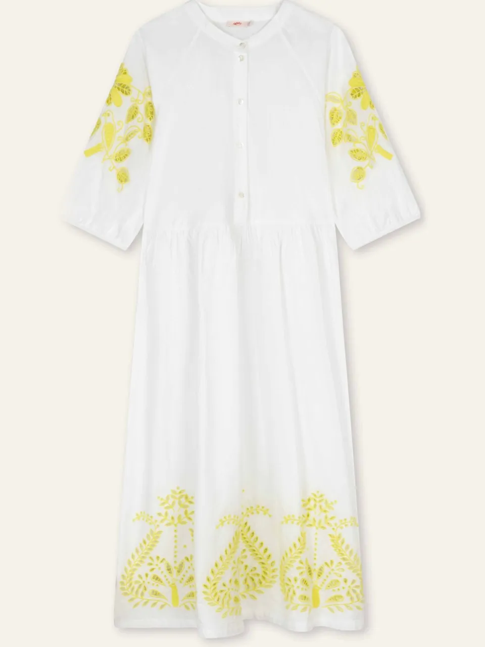 Oilily midi jurk ecru, foto 2