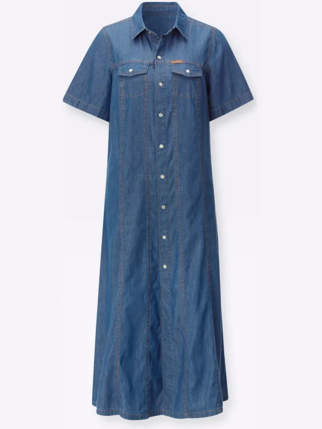 Jeansjurk blue-stonewashed, foto 2