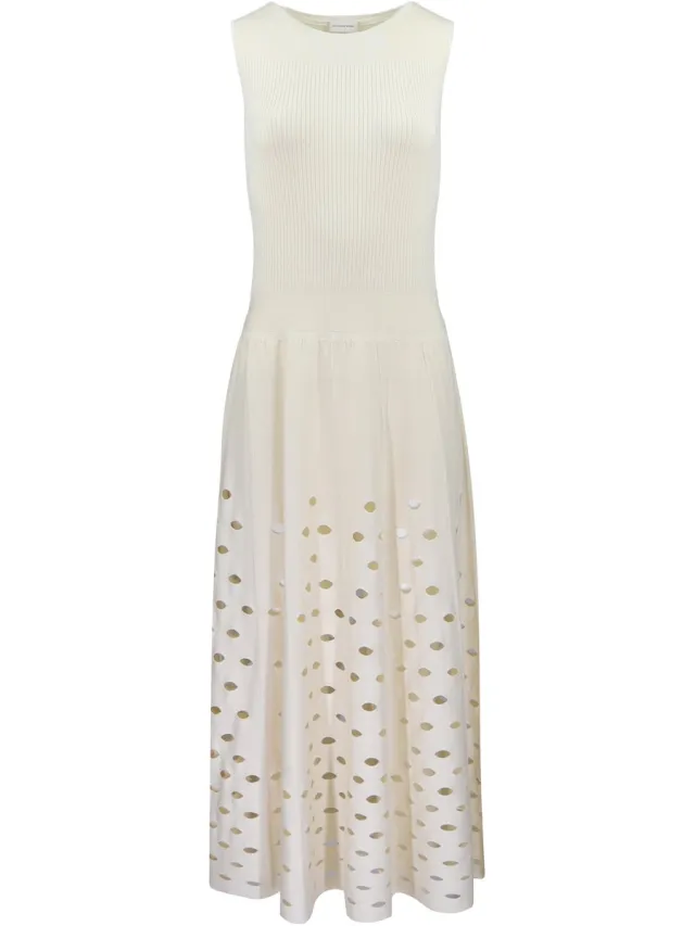 By Malene Birger midi jurk in ecru