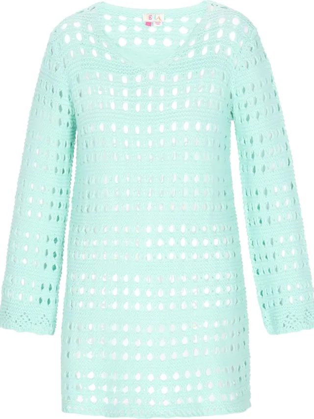 IZIA jurk turquoise