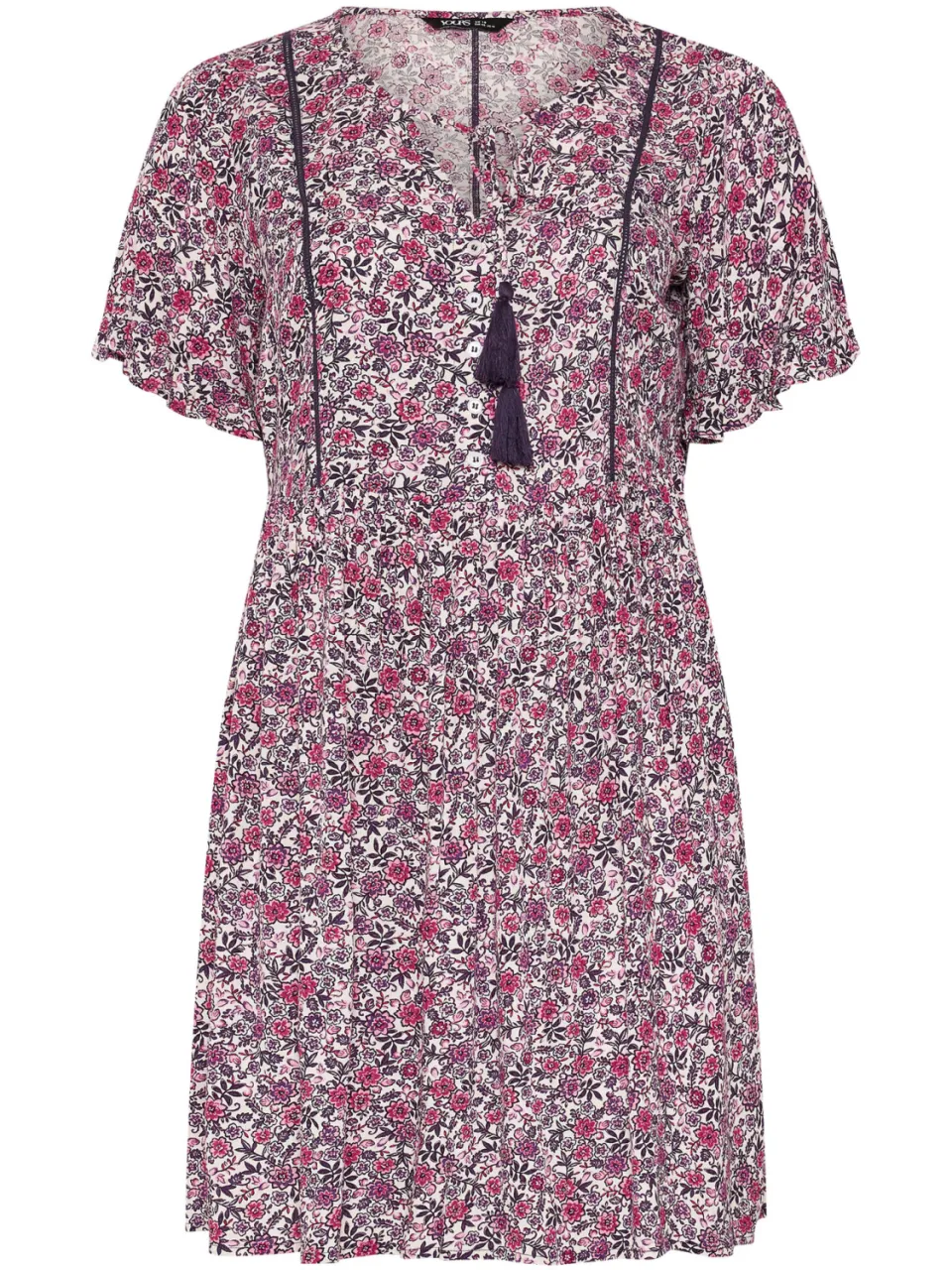 Yours Roze Jurk Met Bloemenprint, foto 5
