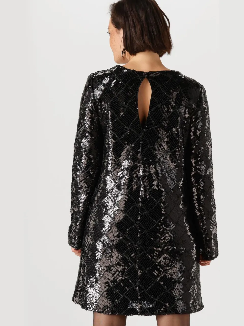 Y.A.S. YAS Dames Jurken Yaschekka Ls Dress - Zwart, foto 3