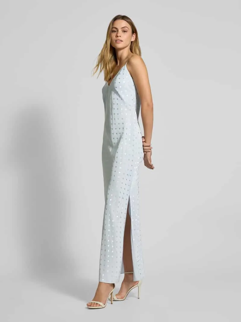 P&C* curated by GLAMOUR Maxi-jurk met V-hals lichtblauw, foto 4