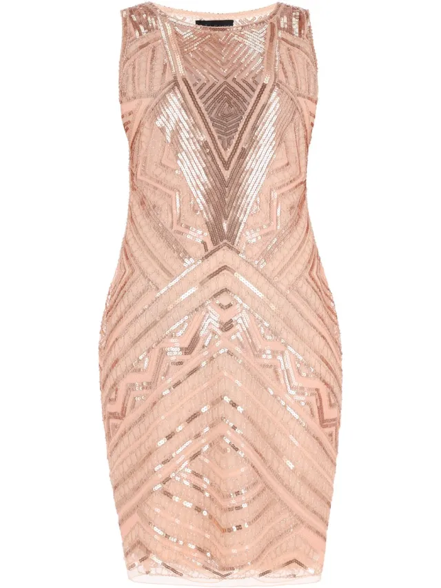 NAEMI Jurk champagne