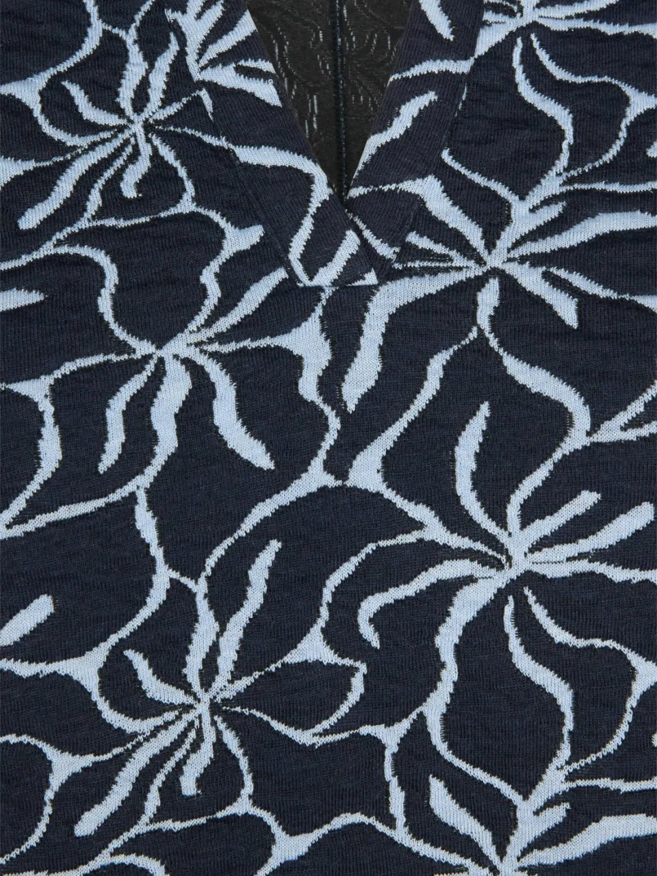 Miss Etam korte A-lijn jurk met print - donkerblauw, foto 5