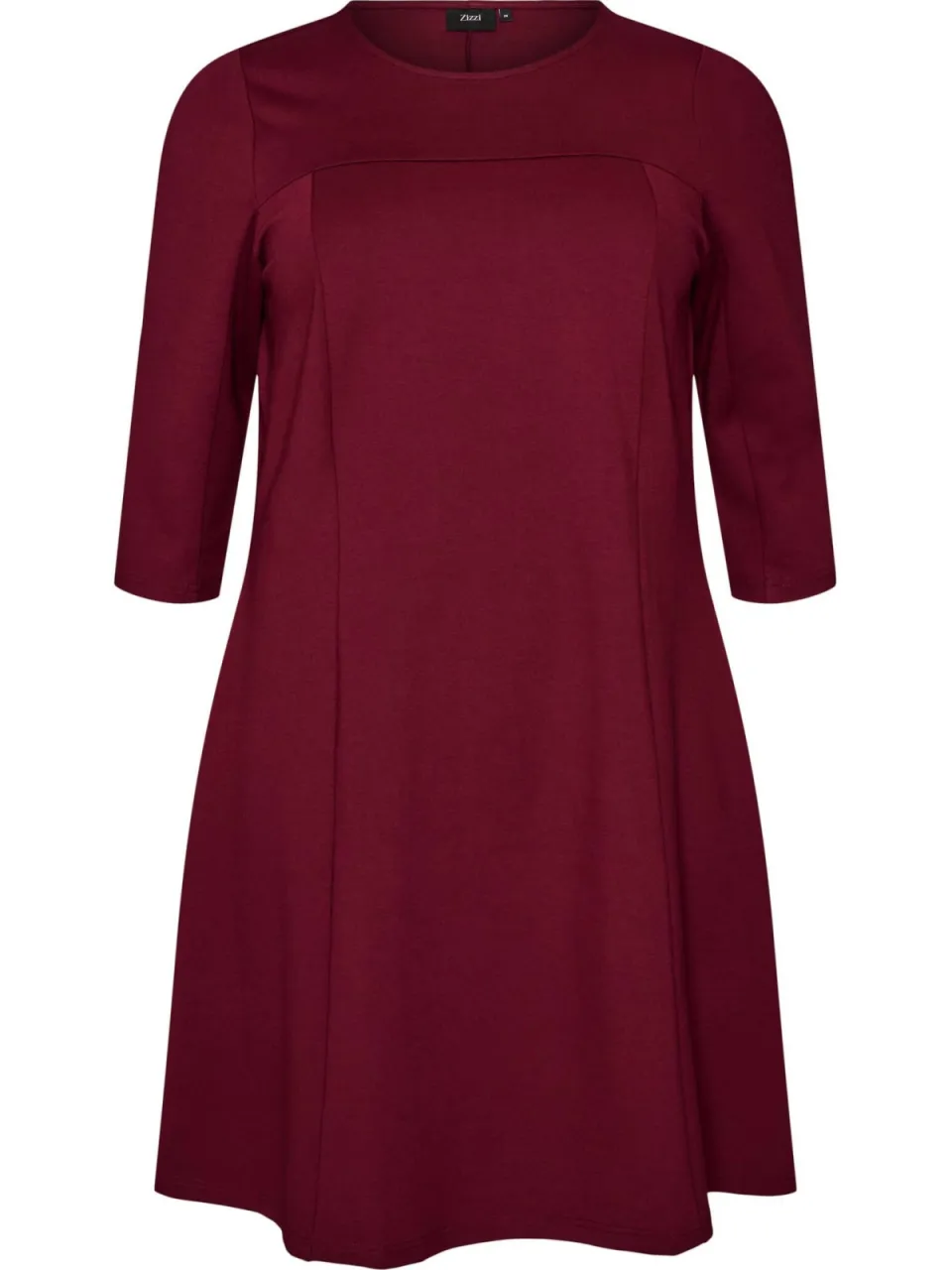 Zizzi A-lijn jurk Plus Size - donkerrood, foto 2