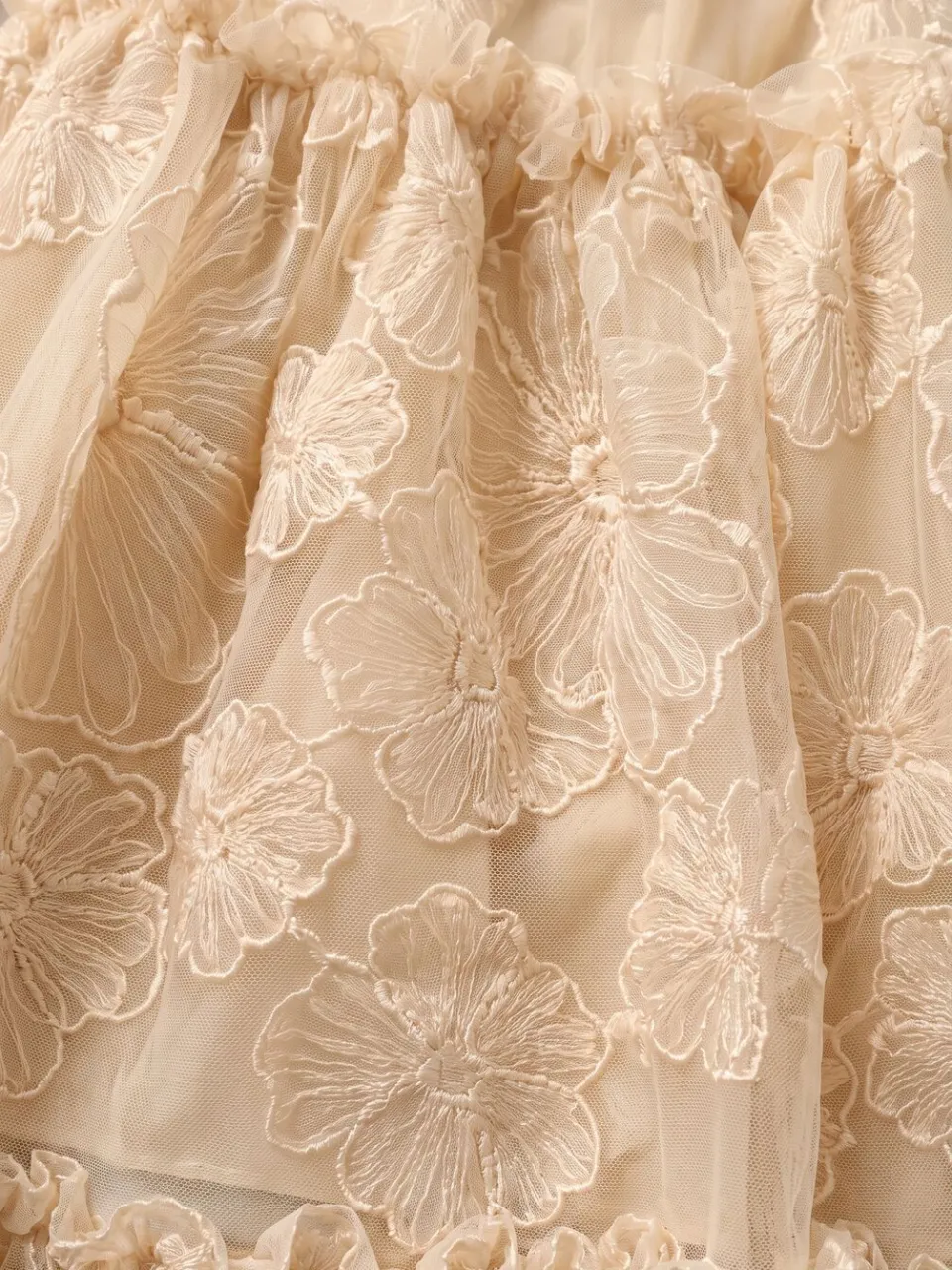 BAJE STUDIO Meisjes Jurken Izebelle - Beige, foto 3