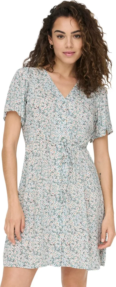 Only 15237382 - Korte jurken voor Vrouwen Gray Mist;Flower