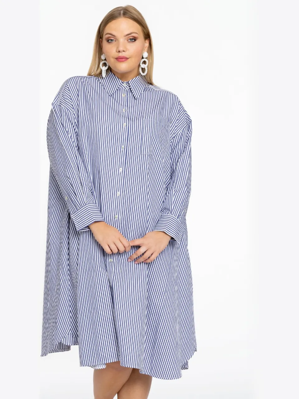 Yoek Jurk RIGA | Blauw, foto 2
