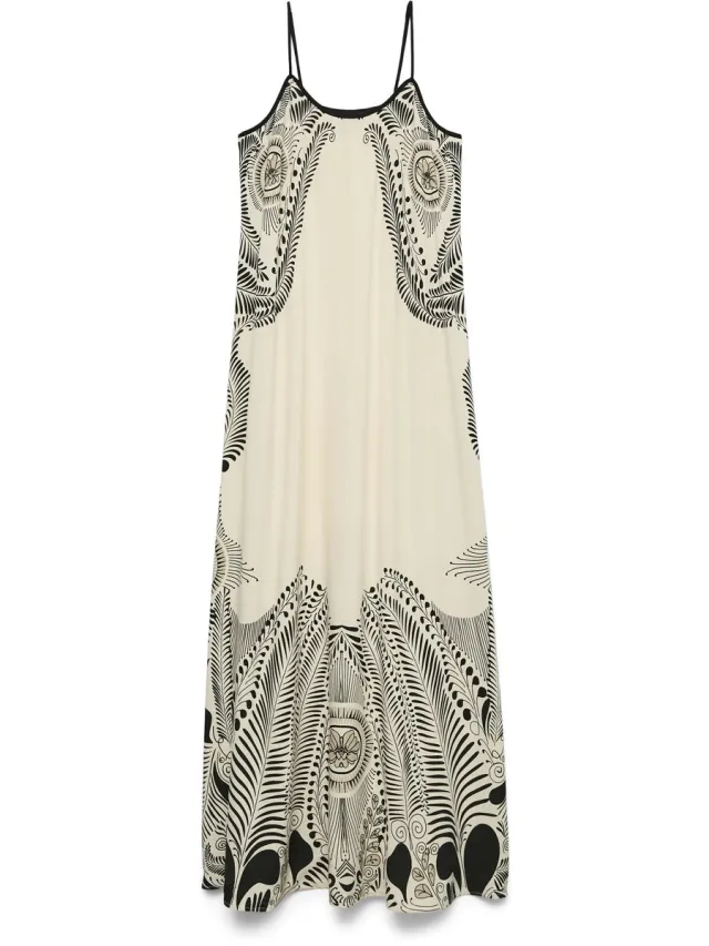 Vero Moda VMLALITA ZOLA SINGLE ANKLE DRESS WVN LCS - Dames - Maxi jurken Birch