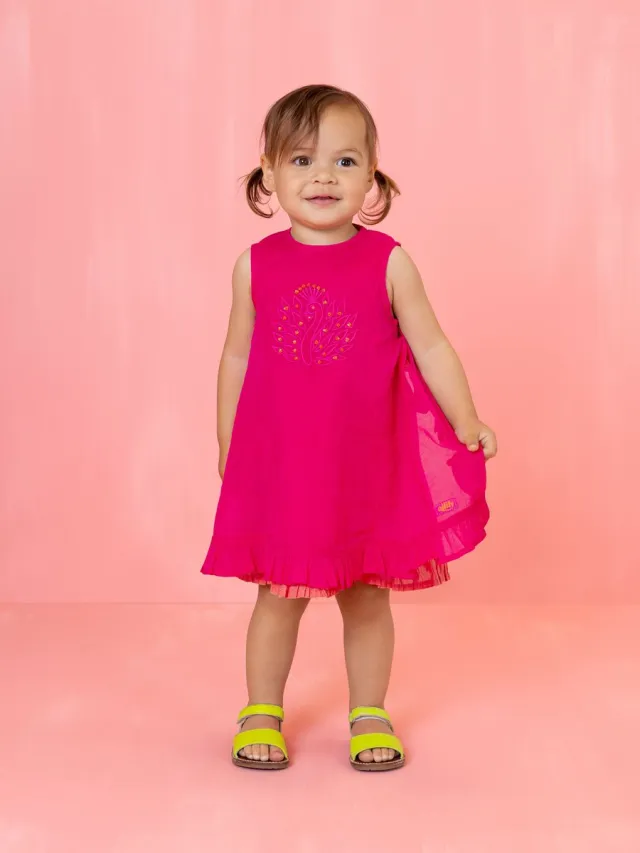 Oilily Dossa Jurk - Paars - 110/5yr Roze