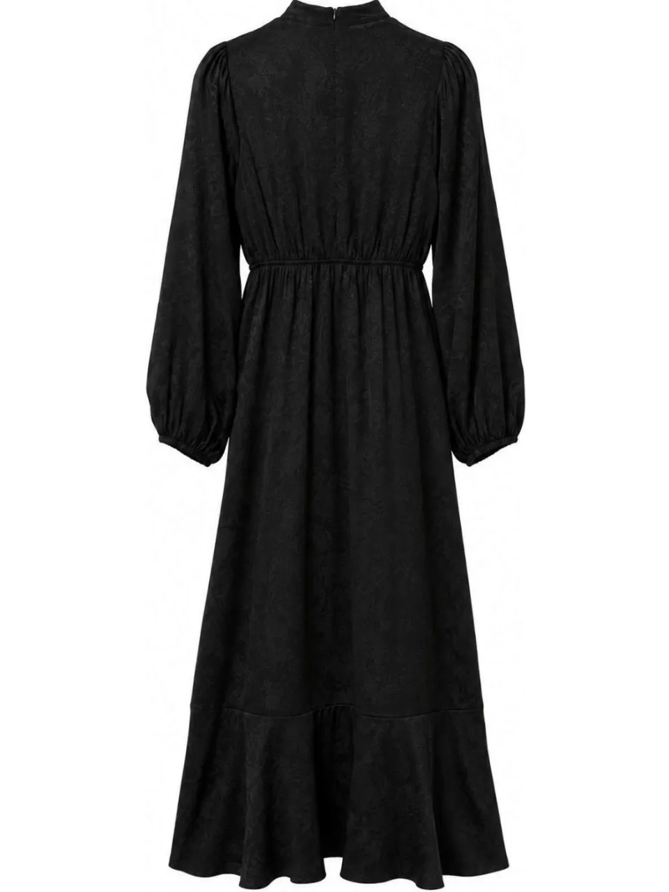 Trendyol Modest Dames Bloemen Maxi Lang Recht Modest Jurken zwart, foto 2