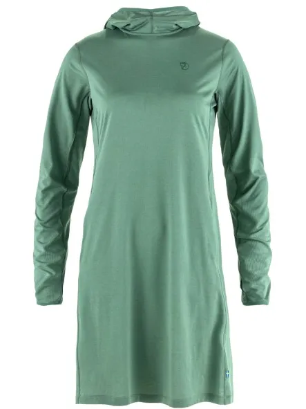 Fjällräven Women's Abisko Sun-Hoodie Dress - Jurk, turkoois