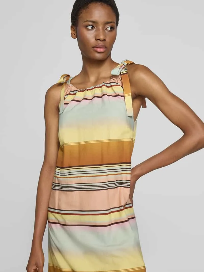 Smith and Soul relaxed fit midi-jurk van puur katoen oranje, foto 4