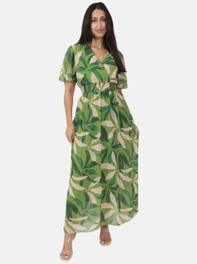 Elara Maxikleid Grün