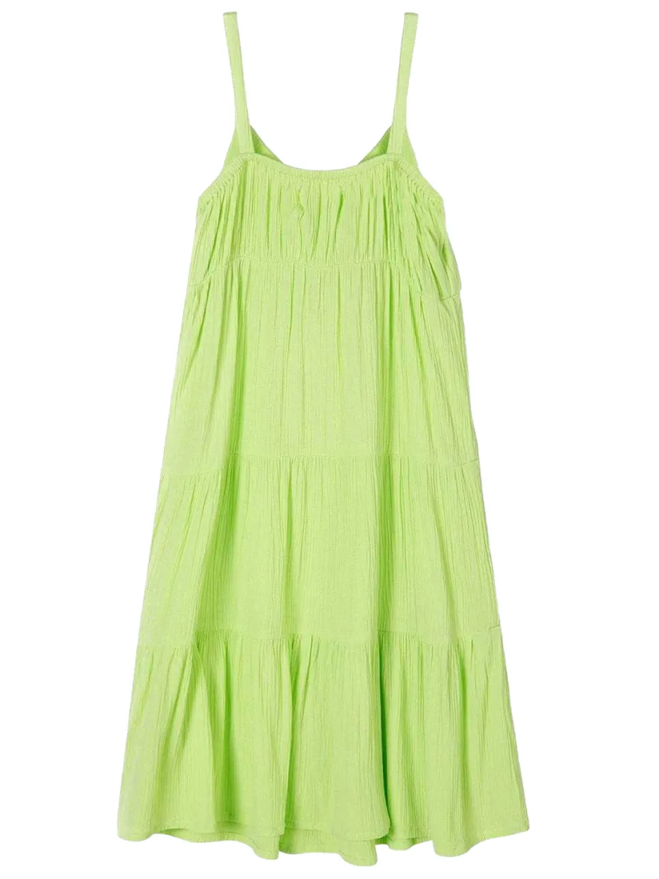 Minoti Meisjes zomerjurk met tapsels (Groen), foto 2