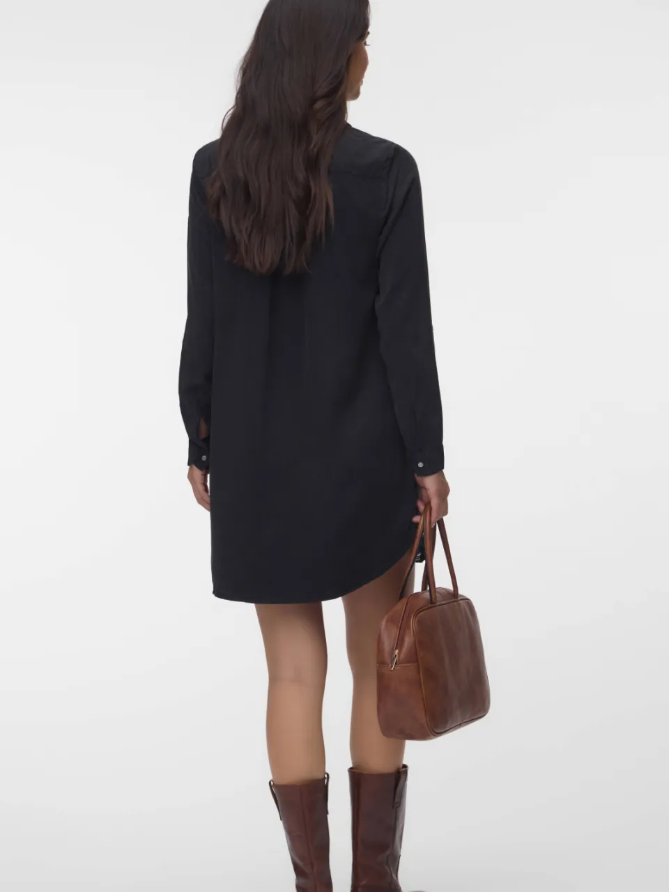 Vero Moda Maternity zwangerschapsjurk zwart, foto 4