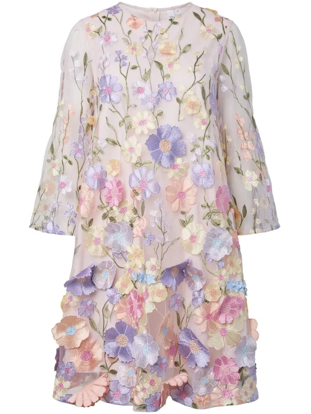Yas Midi jurk YASFLOWERING Lavendula
