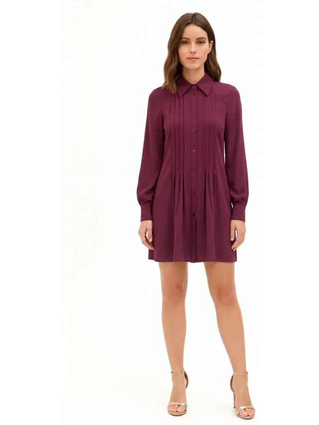 Rinascimento Korte Jurk Rinascimento CFC0131995003 Bordeau