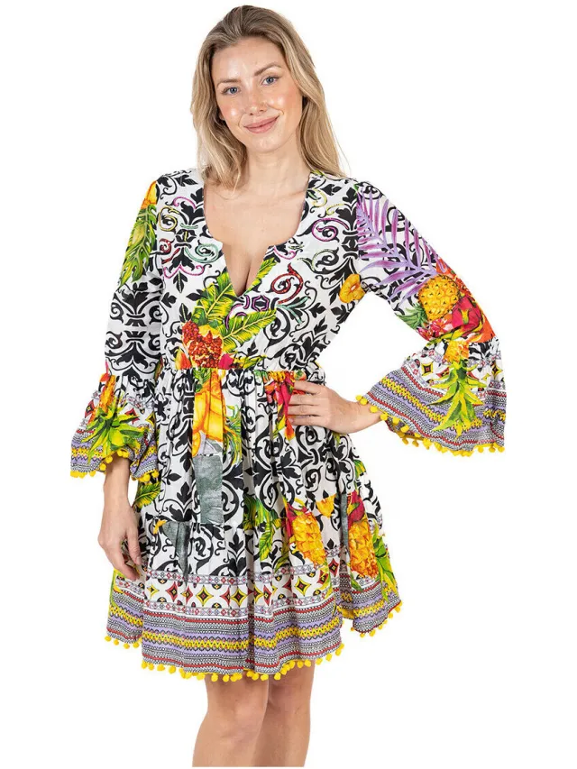 Isla Bonita By Sigris Jurk Isla Bonita By Sigris Jurk Multicolour