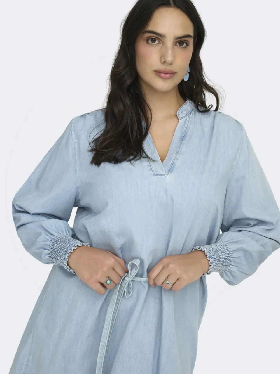 Only Carmakoma blousejurk blauw, foto 7