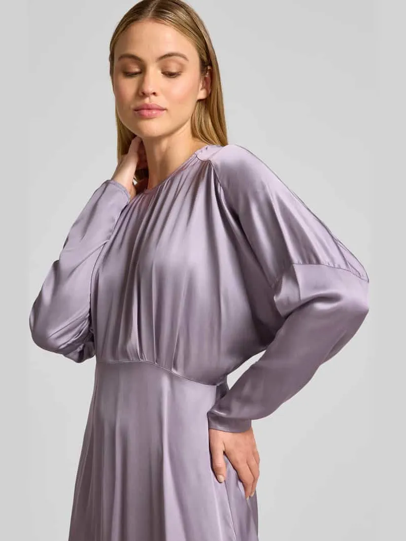 Jake*s Collection Maxi-jurk met extra brede schouders lavendel, foto 5