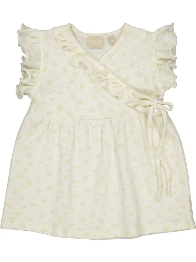 Quapi Baby Jurk Green Flower groen