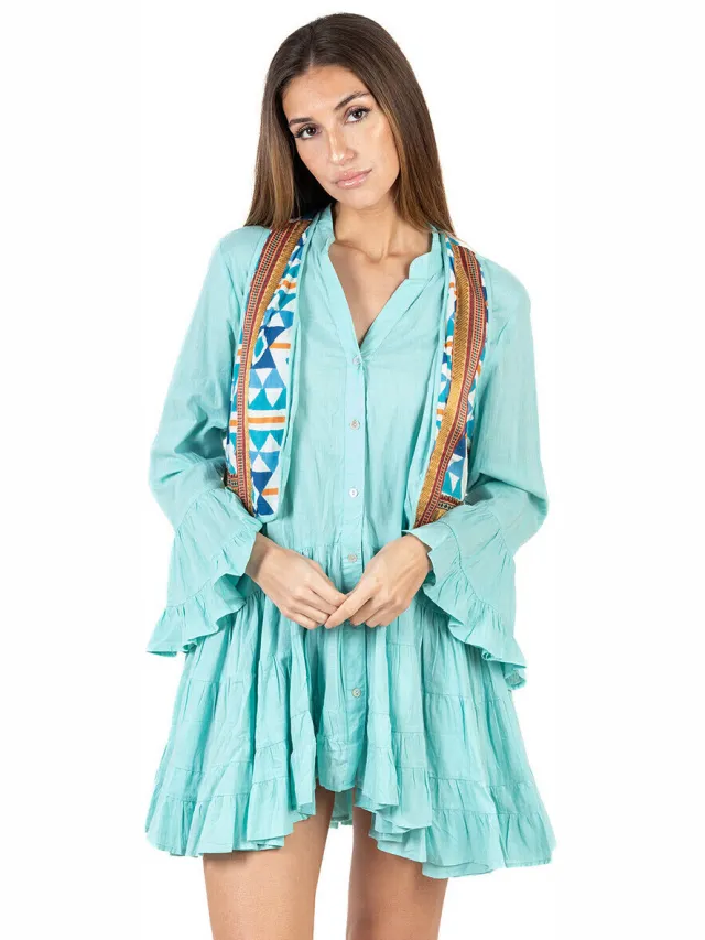 Isla Bonita By Sigris Jurk Isla Bonita By Sigris Jurk Blauw