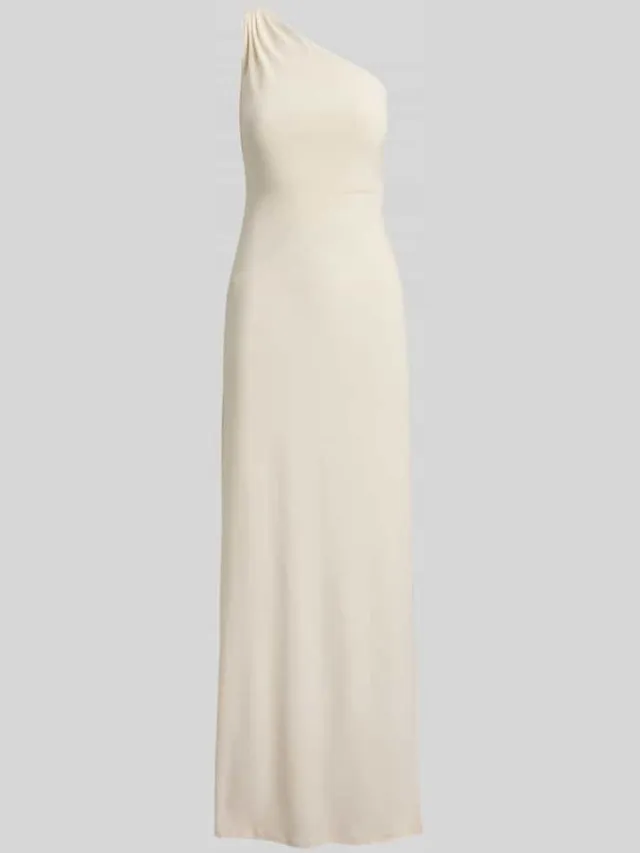 Lauren Ralph Lauren Nauwsluitende avondjurk met one-shoulderhals beige, foto 2