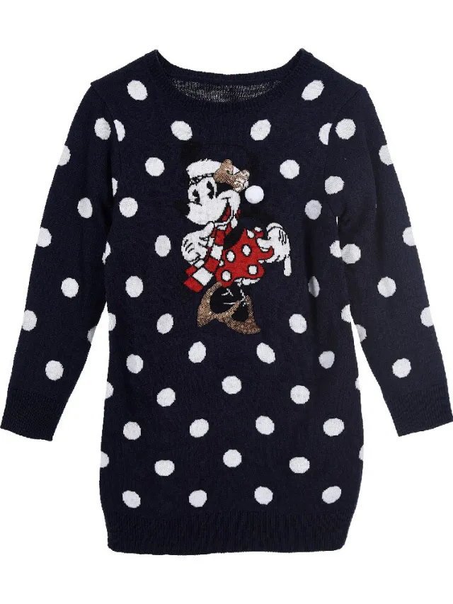 TEAM HEROES Korte Jurk TEAM HEROES ROBE MINNIE MOUSE Marine