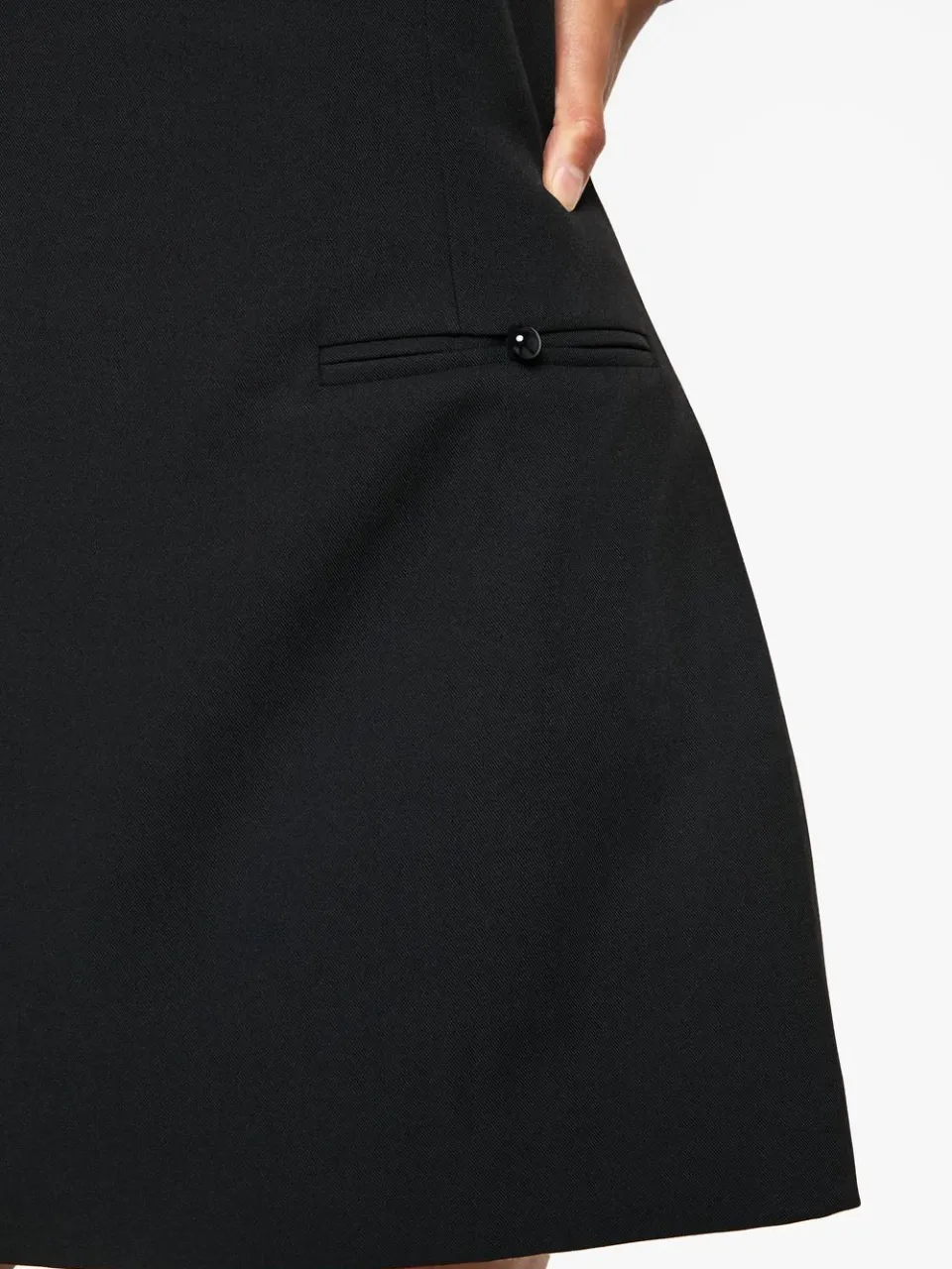 boohoo Dames Petite Parelversierde Mouwloze Getailleerde Mini Jurk zwart, foto 4