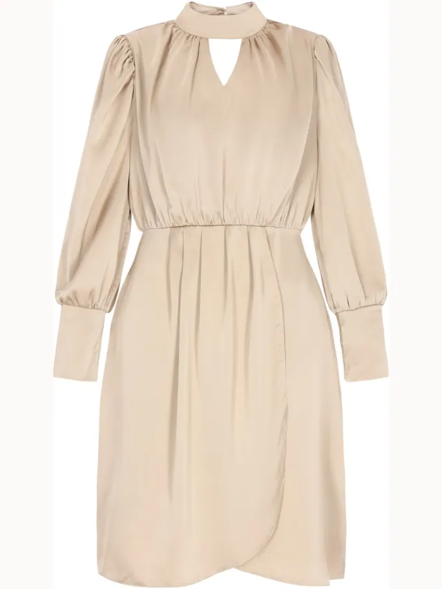 Faina jurk beige