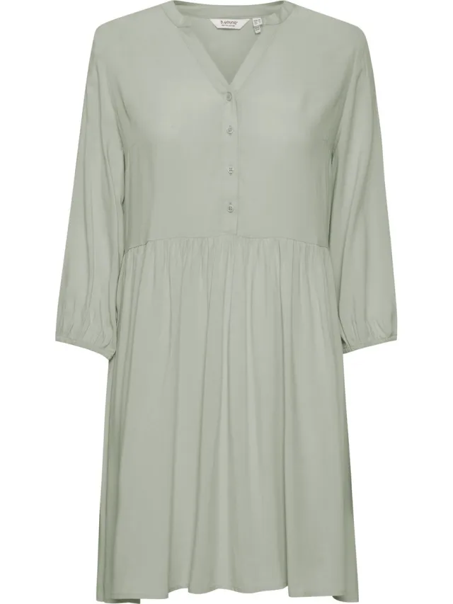b.Young BYMMJOELLA VNECK DRESS 2 - Dames - Jurken Groen