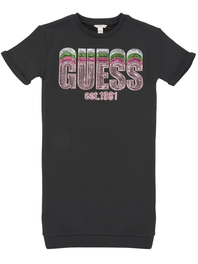 Guess Korte Jurk Guess DRESS Zwart