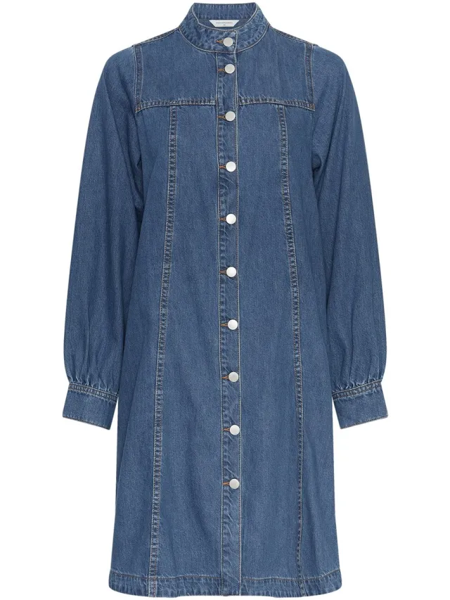 Moss Copenhagen Damesjurk Moss Copenhagen MSCHRylan Elena Blauw