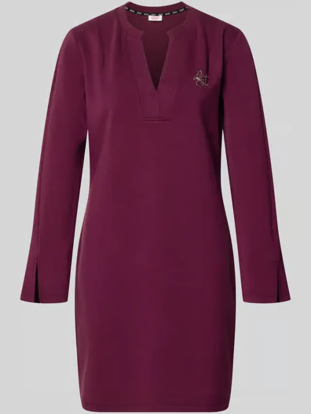 Liu Jo Abito mini-jurk bordeaux, foto 2