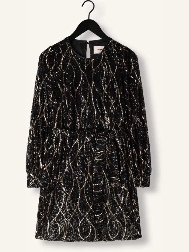 Freebird Dimphey Dress Dames - Jurk - Bruin