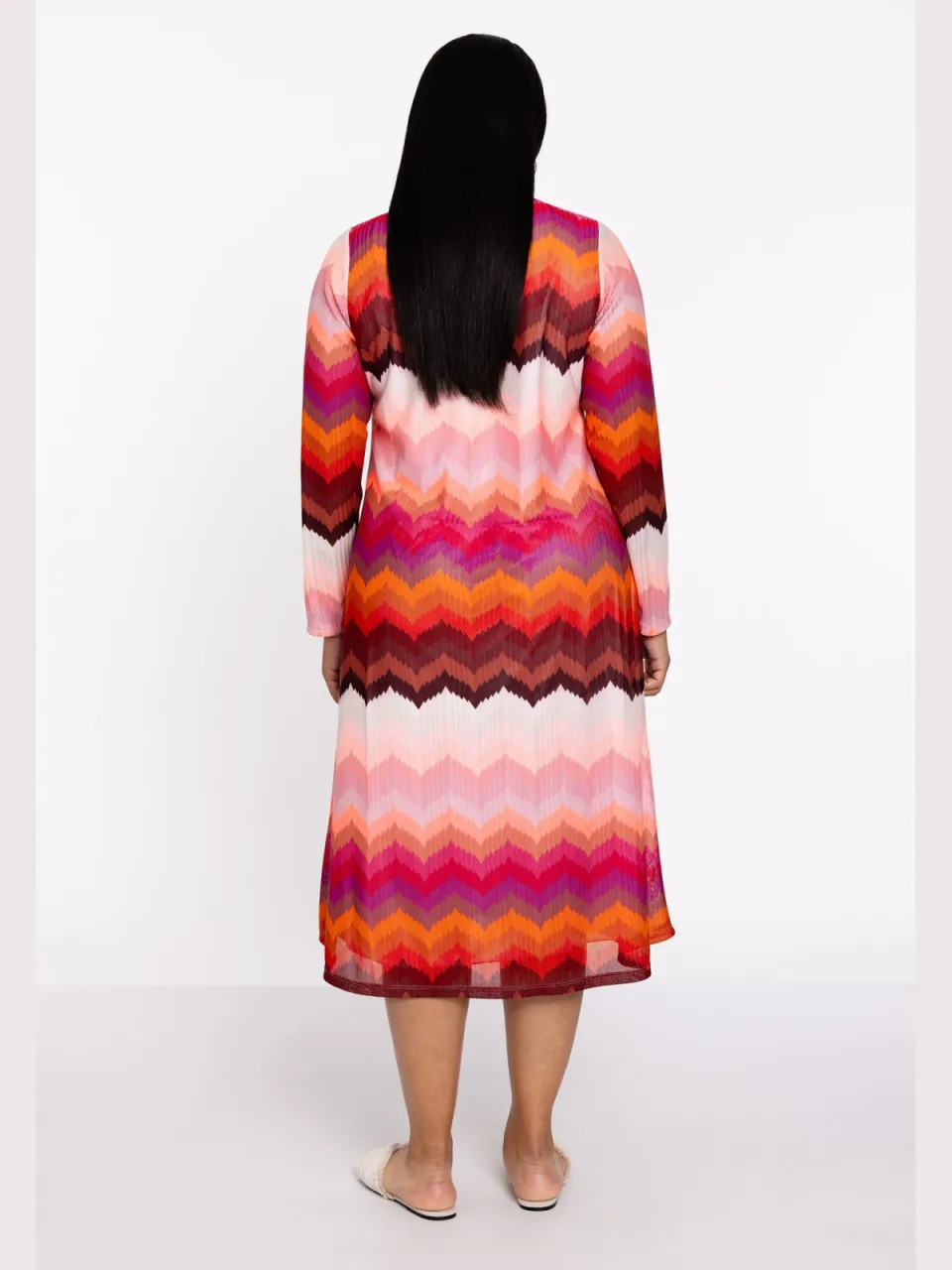 Yoek PINKY midi jurk roze, foto 3