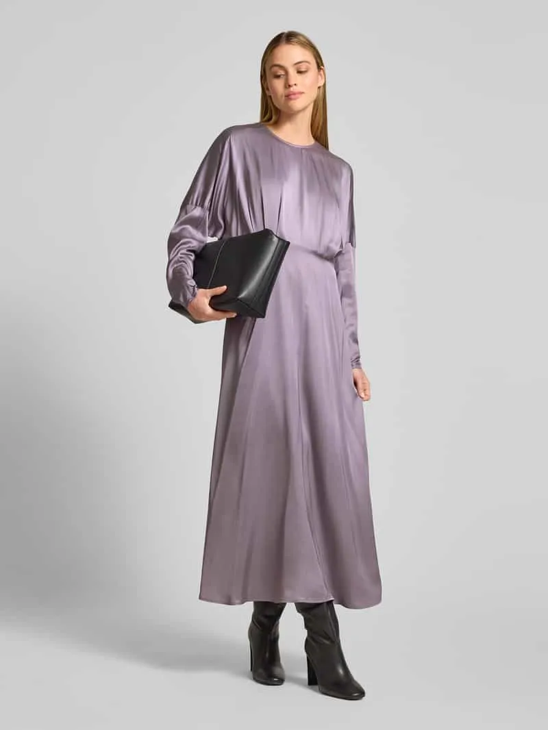 Jake*s Collection Maxi-jurk met extra brede schouders lavendel, foto 4