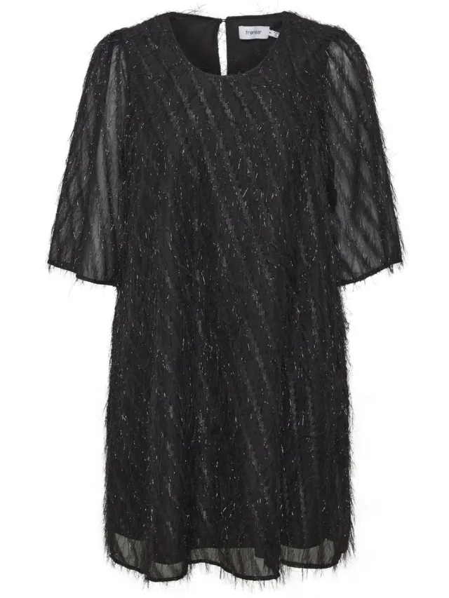 Fransa plus size selection FPQUEEN DR 1 Dames Jurk Black