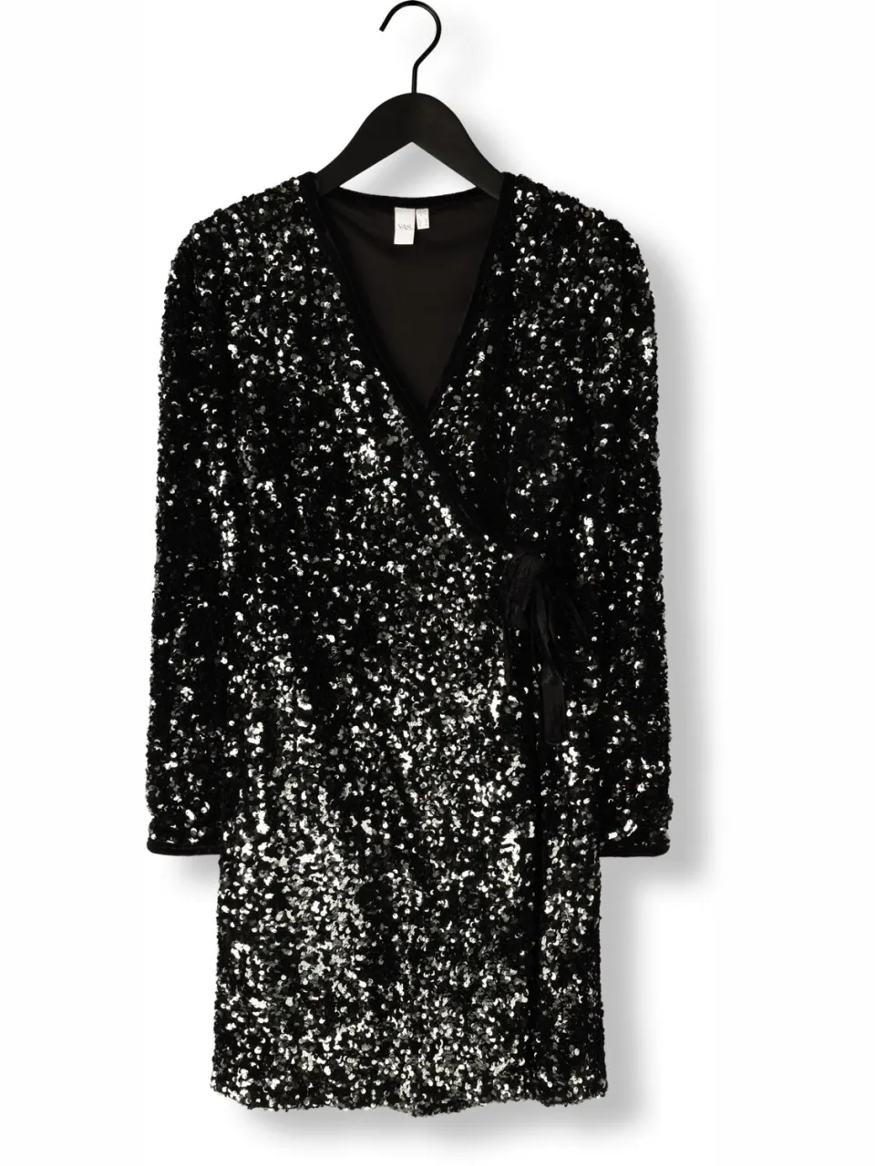 Y.A.S. YAS Dames Jurken Yaselle Ls Wrap Dress - Zwart, foto 2