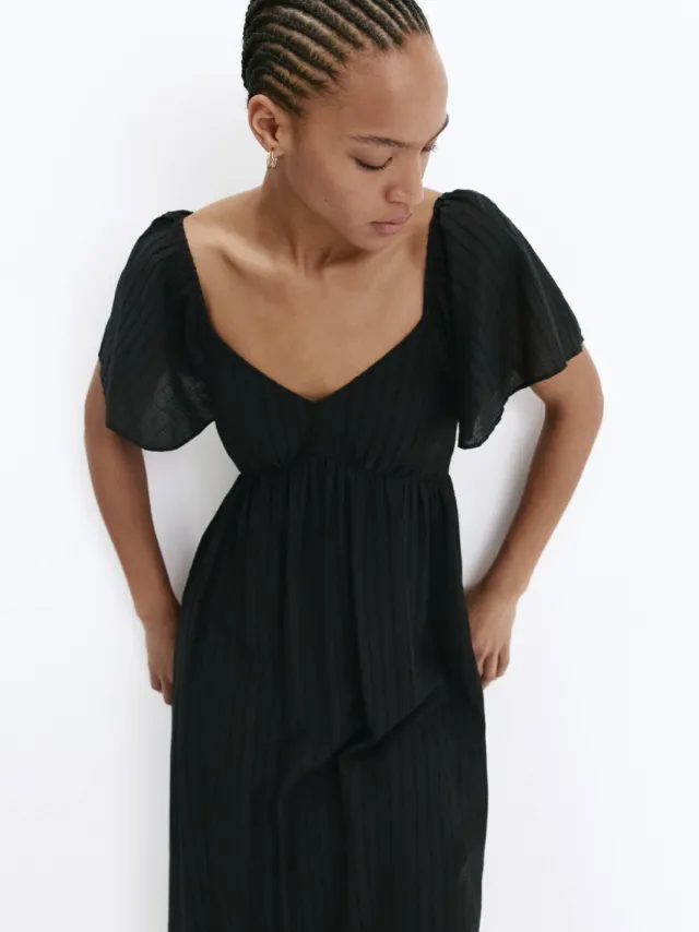 Mango midi jurk - zwart, foto 4