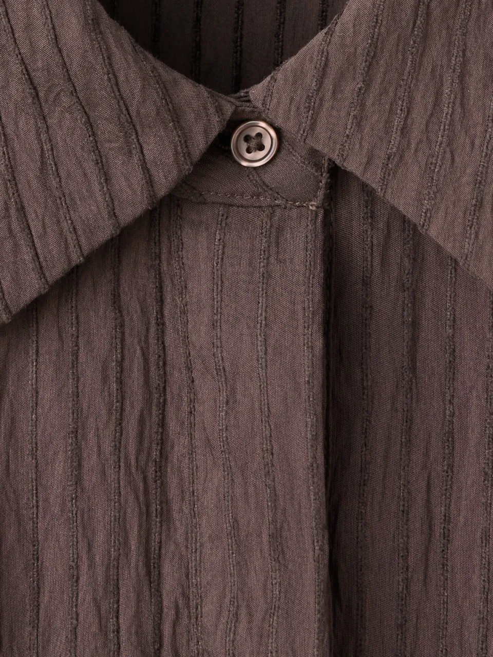 Mango blousejurk met ceintuur - bruin, foto 6