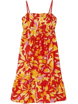 Conquista Levendige zomerjurk met bloemenprint — Licht, luchtig en perfect voor zonnige dagen rood, foto 2