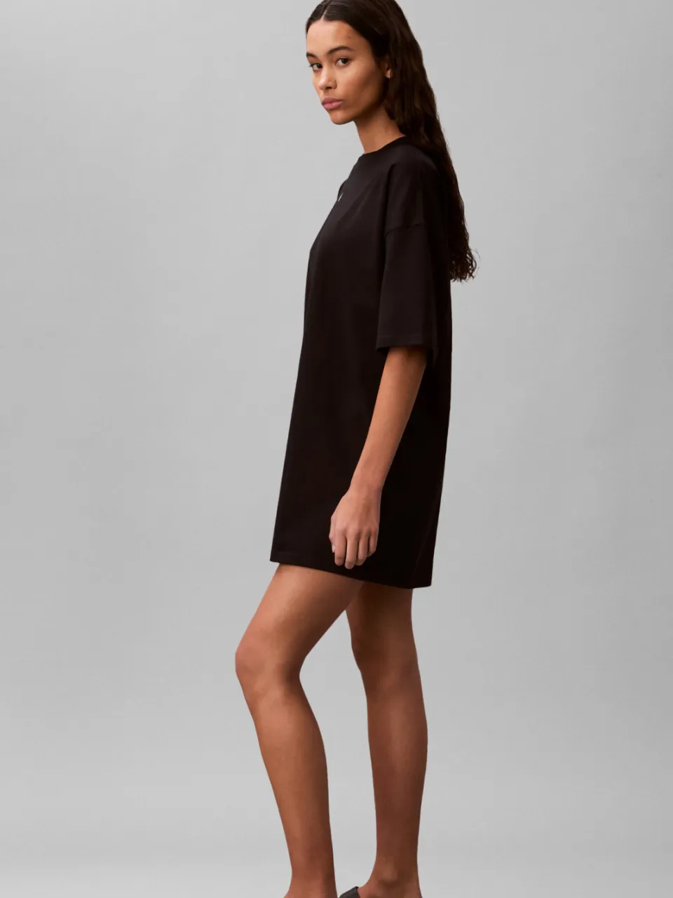 Calvin Klein JEANS korte T-shirtjurk zwart, foto 5