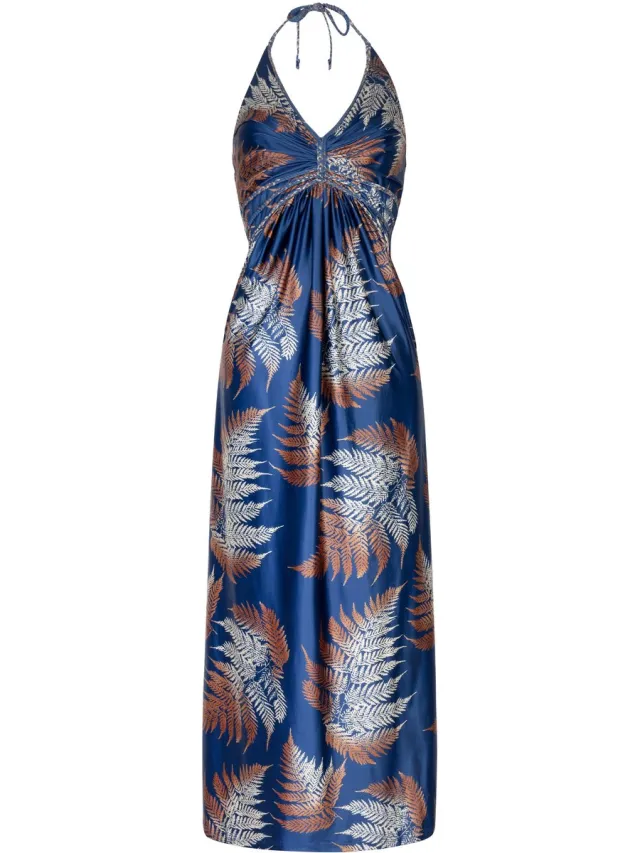 Chic by Lirette Halter jurk Boquete - Blauw