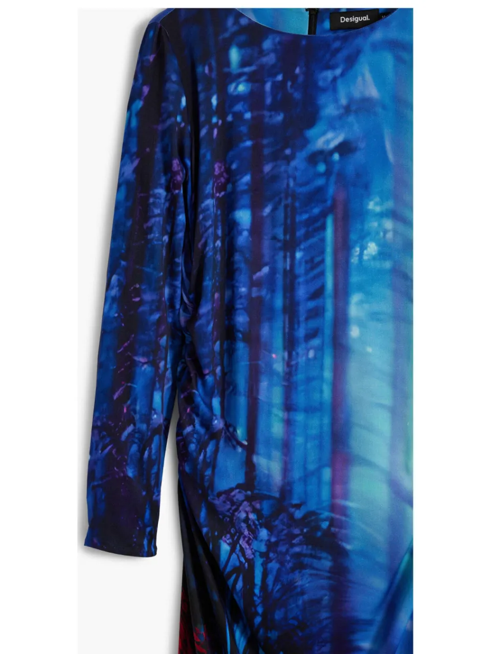 Desigual midi jurk blauw, foto 4